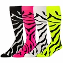 Zebra Stripe Over-Calf KraziSox - 7 Color Options