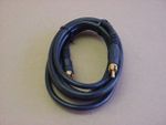 12 Ft. Coaxial Video Cable for RG-59/U, RCA Plug to RCA Plug, Gold Plated