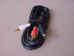 12 Ft. S-Video Plug to 2 RCA Plug, Gold Plated
