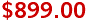 $899.00