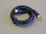 3 Ft. Coaxial Video Cable for RG-56/U, F Plug to F Plug, Gold Plated