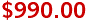$990.00
