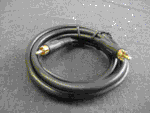6 Ft. Coaxial Video Cable for RG-59/U, RCA Plug to RCA Plug, Gold Plated