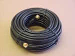 75 Ft. Coaxial Video Cable for RG-56/U. F Plug to F Plug, Gold Plated
