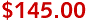 $145.00