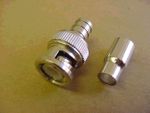 BNC Male Crimp on Type, RG-58, 2 Pc. Construction