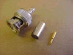 BNC Male Crimp on Type, RG-6, 3 Pc. Construction