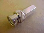 BNC Male Twist on Type, RG-59, 1 Pc. Construction