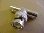 BNC T-Adapter, 1 Male to 2 Female