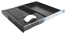 Hot! LCDK1034 1U Rackmount Keyboard with Mouse Storage & Use Area optional Optical Mouse, Made In U.S.A., TAA Compliant
