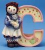 C is for Cat - Raggedy Ann Figurine   