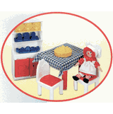 Raggedy Ann 5体セット ラガディアン&アンディ Raggedy ann andy ミニチュア ティー