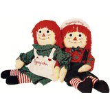 Christmas and Holiday Raggedy Ann & Andy Dolls **MORE THAN 50-PLUS