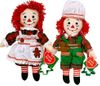 Raggedy Ann & Andy Cookie Chef Christmas Holiday Dolls by Applause  **Limited Availability!!