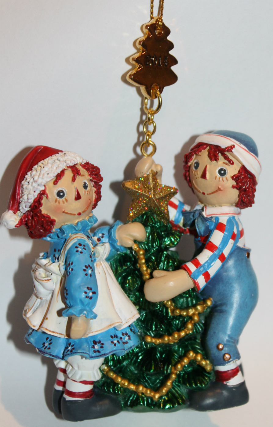 Raggedy Ann & Andy 2014 Ornament by Danbury Mint
