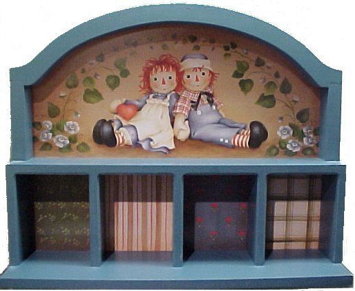 Raggedy Ann & Andy 木製ハウス型 ディスプレイスタンド インテリア小物 Raggedy Ann & Andy 木製ハウス型 ディスプレイスタンド