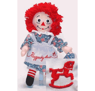 FAO Schwarz Raggedy Ann Doll 12