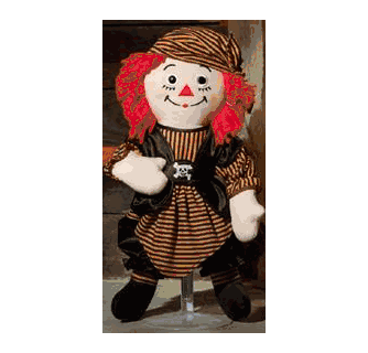 Pirate Raggedy Andy & Raggedy Ann Doll PAIR (BOTH Ann & Andy