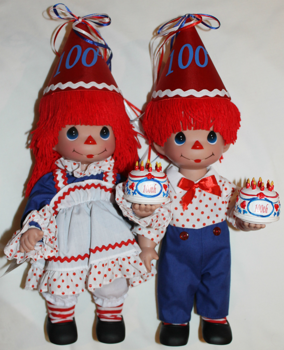 Centennial Celebration - Raggedy Ann & Andy 100th Birthday Party Dolls ...