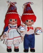 Centennial Celebration - Raggedy Ann & Andy 100th Birthday Party Dolls by Precious Moments