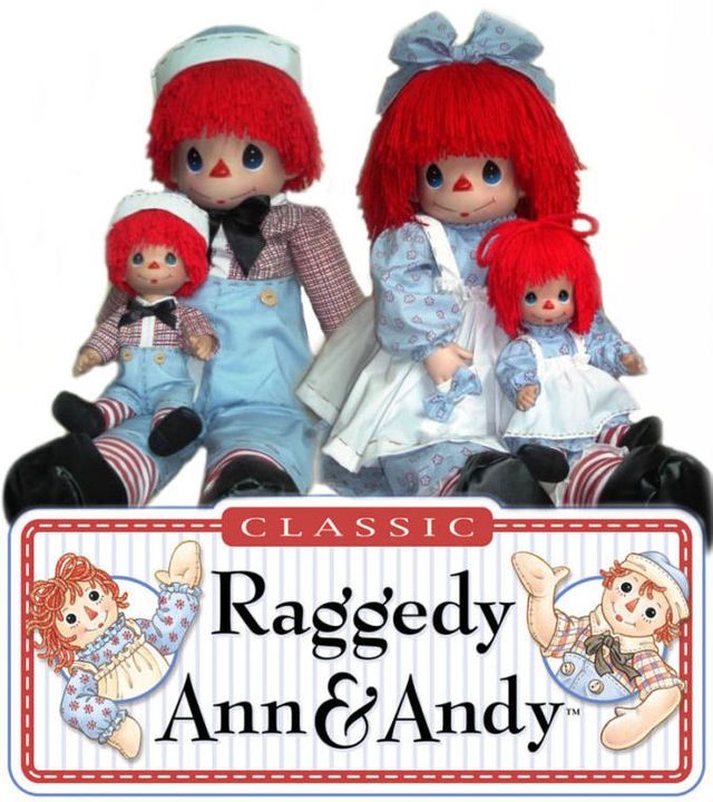 Precious Moments Raggedy Ann & Andy Dolls - 26