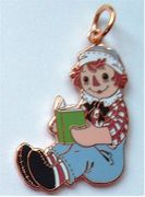 Raggedy Andy Reading Charm