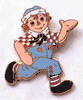 Raggedy Andy Running Pin