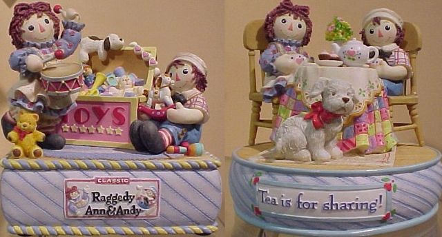 Raggedy Ann and Andy San Francisco Music Box Company