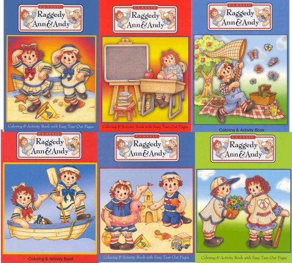 Raggedy Ann & Andy Coloring & Activity Books