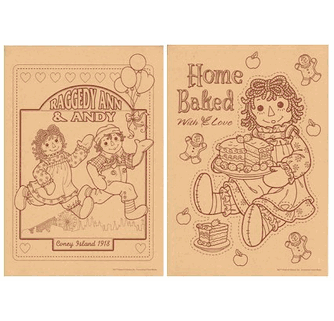 Raggedy Ann and Andy 塗り絵ブック ヴィンテージ Raggedy Ann & Andy Coloring Book from Japan