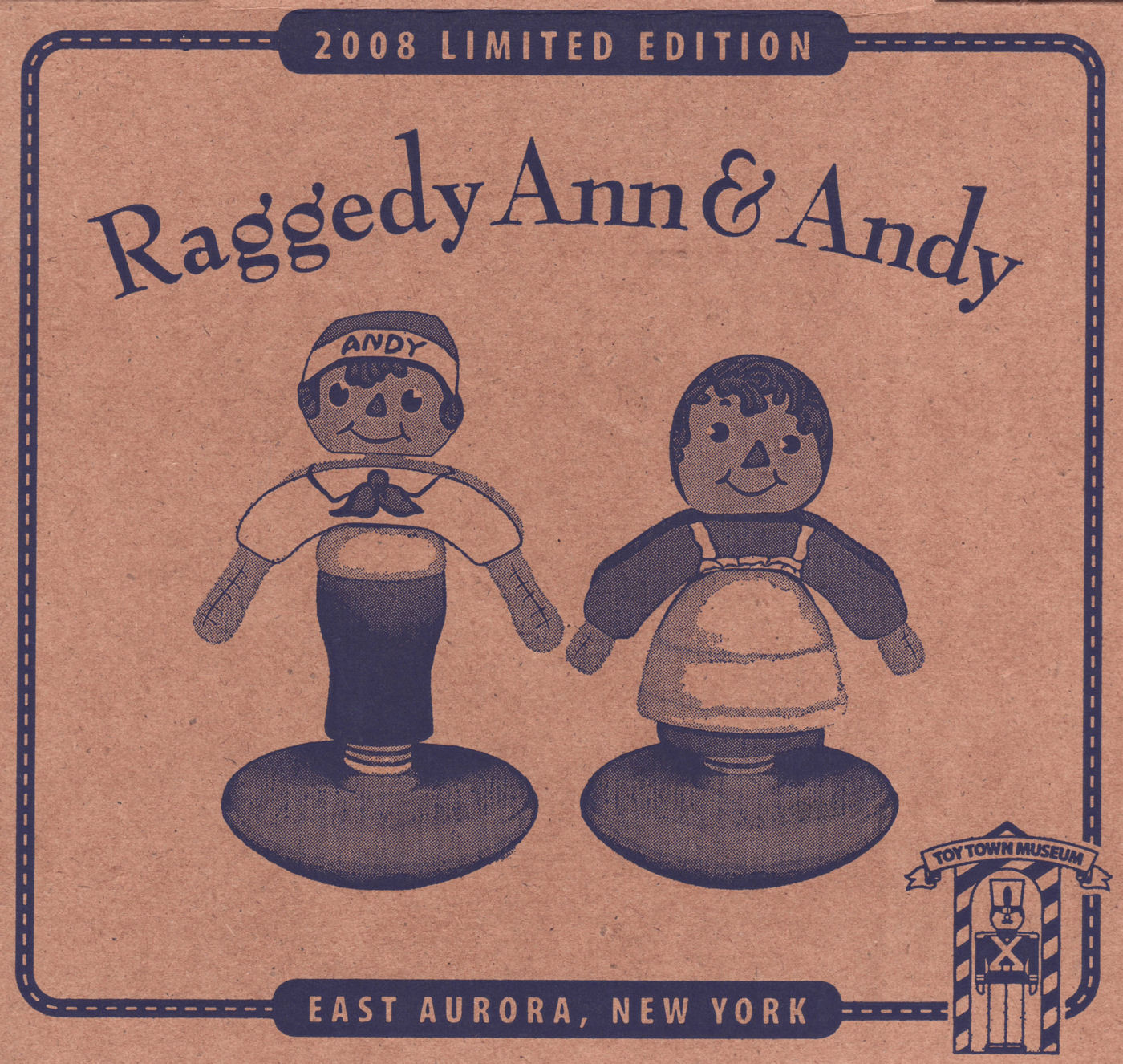 Raggedy Ann & Andy Holgate Stacking Toys / 2008 Toy Town Commemorative Toy