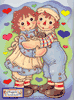 Raggedy Ann & Andy Hugging Coloring & Activity Book (Die-Cut)