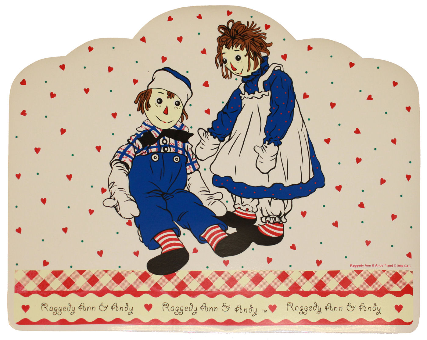 SALE. Raggedy Ann & Andy Placemat by Target