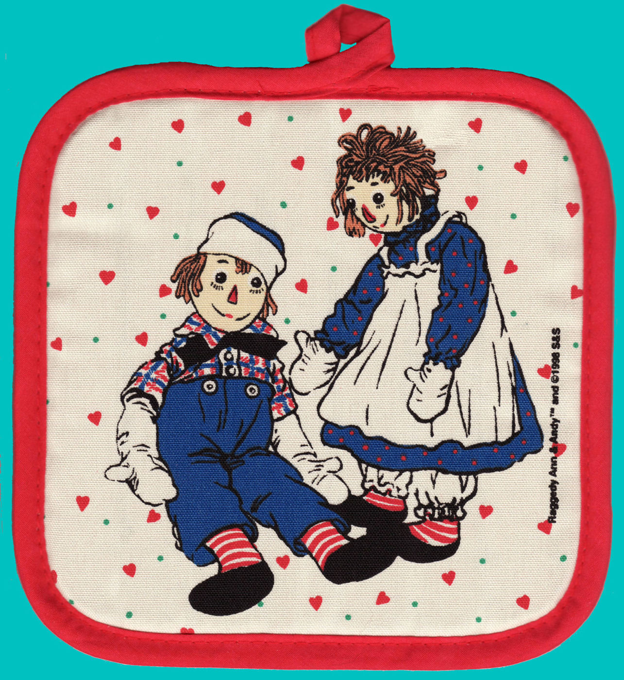 Raggedy Ann & Andy Pot Holder from Target