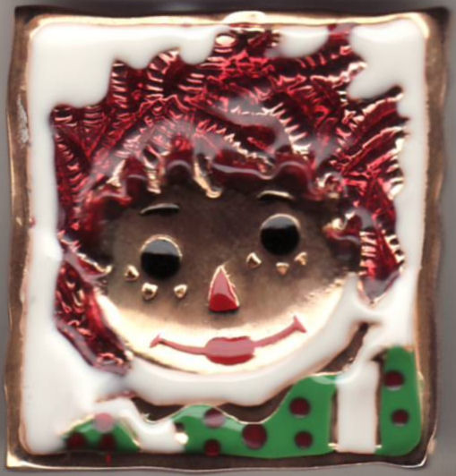 Raggedy Ann Face Jewelry Pin from Target