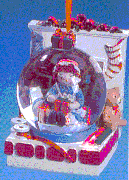 Raggedy Ann in Front of Chimney Waterglobe Ornament