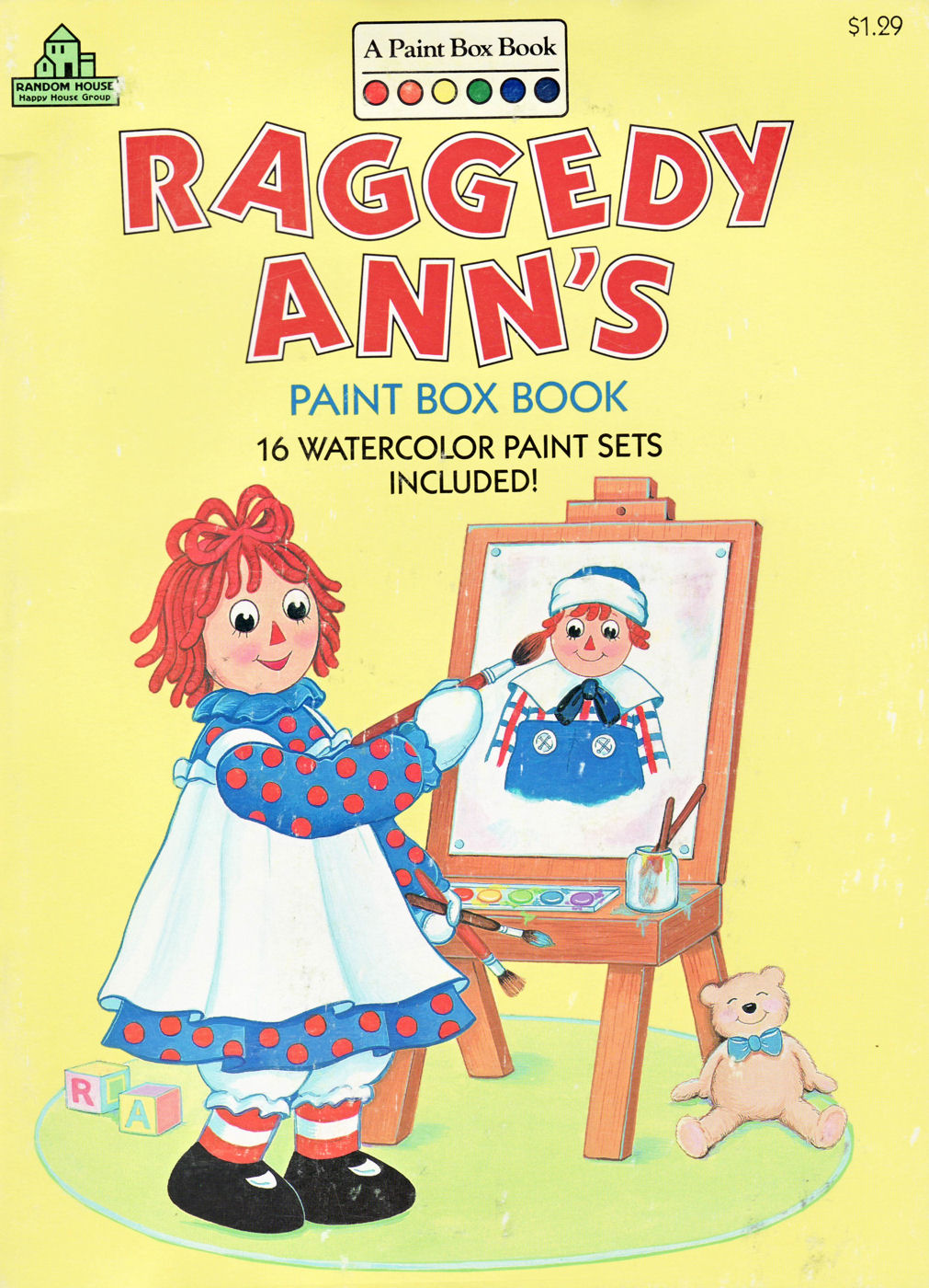 Raggedy Ann's Paint Box Vintage New Activity Book **Limited Availablility**