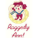 Raggedy Ann & Andy Cross Stitch Patterns Leaflets, Books, & Kits