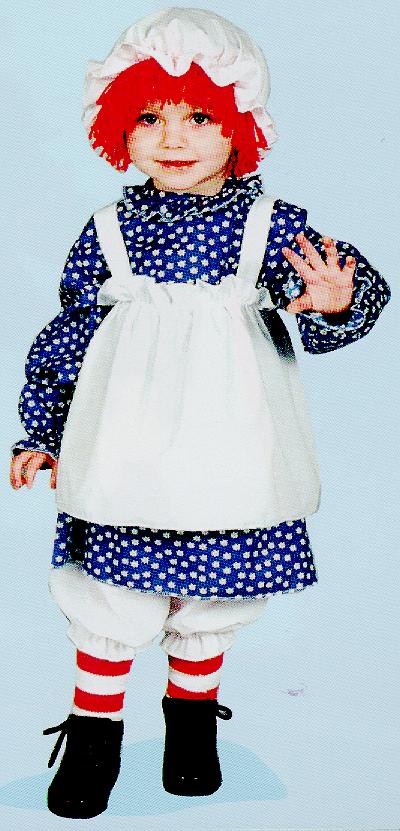 Raggedy Ann Toddler / Child Halloween Costume
