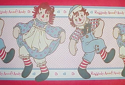 RAGGEDY ANN（American Dolls）壁掛け 70s Vintage Raggedy Ann Andy Wall Decor Plaques Pair Set