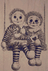 Raggedy Ann / Andy / Doll Mailbox Rubber Stamp-553543