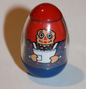 Raggedy Ann Weeble Wobble Vintage Toy