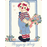 Raggedy Ann & Andy Cross Stitch Patterns Leaflets, Books, & Kits