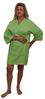 36" Length Cotton Waffle Robe, Lime