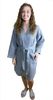 36" Length Cotton  Waffle Robe Gray