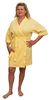 36" Length Waffle Robe, Lemon