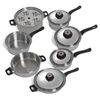 7-Ply Steam Control T304 Stainless Steel Cookware Set, 17 Pieces.