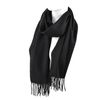 Acrylic Cashmere Feels Winter Scarves: Black