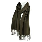 Acrylic Cashmere Feels Winter Scarves: Brown