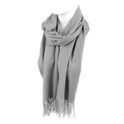 Acrylic Cashmere Feels Winter Scarves: GRAY